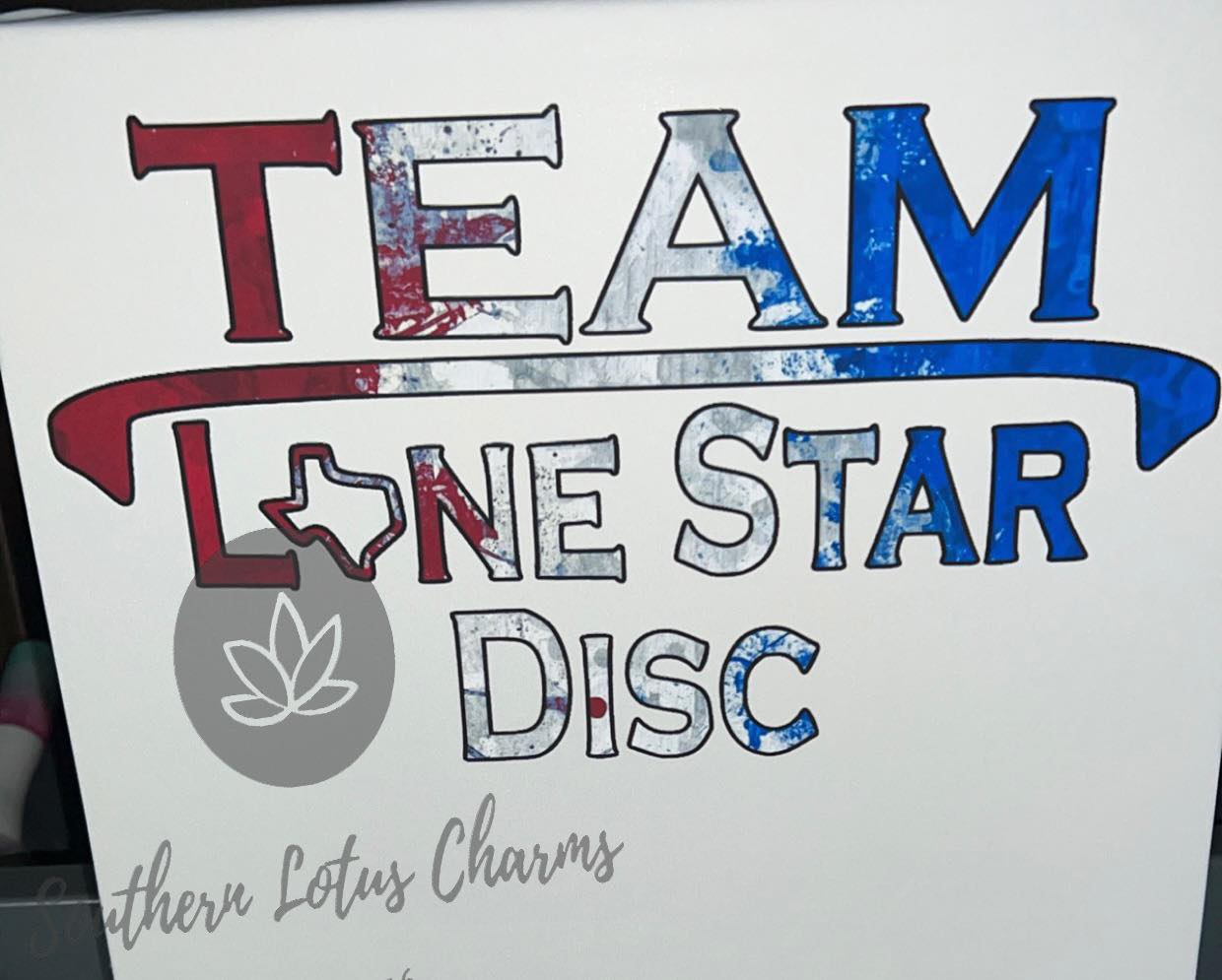 Red White & Blue Team Lonestar Disc
