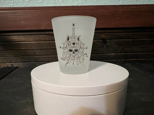 Nerdship Frosted Shotglass