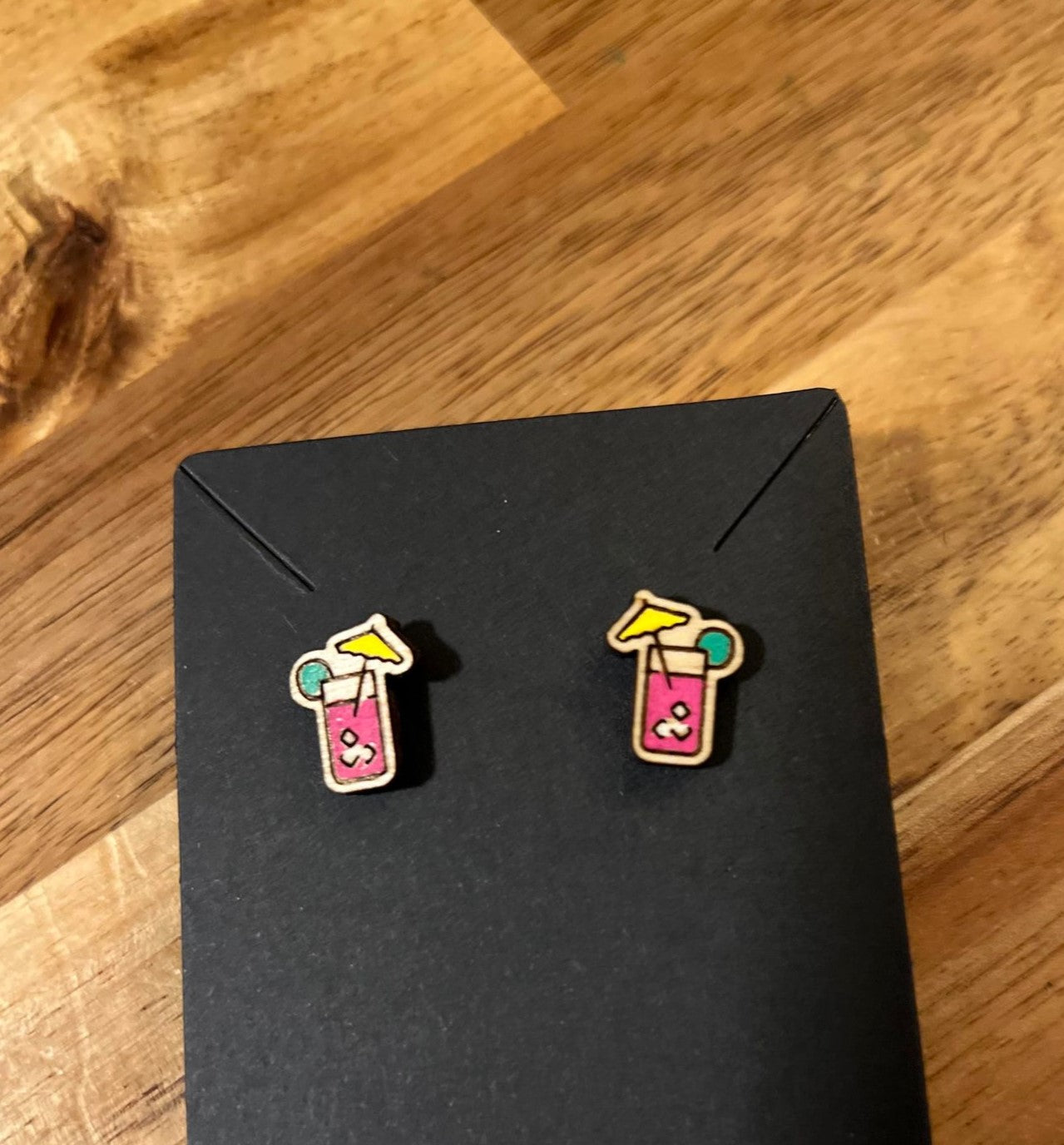 Umbrella Glass Studs