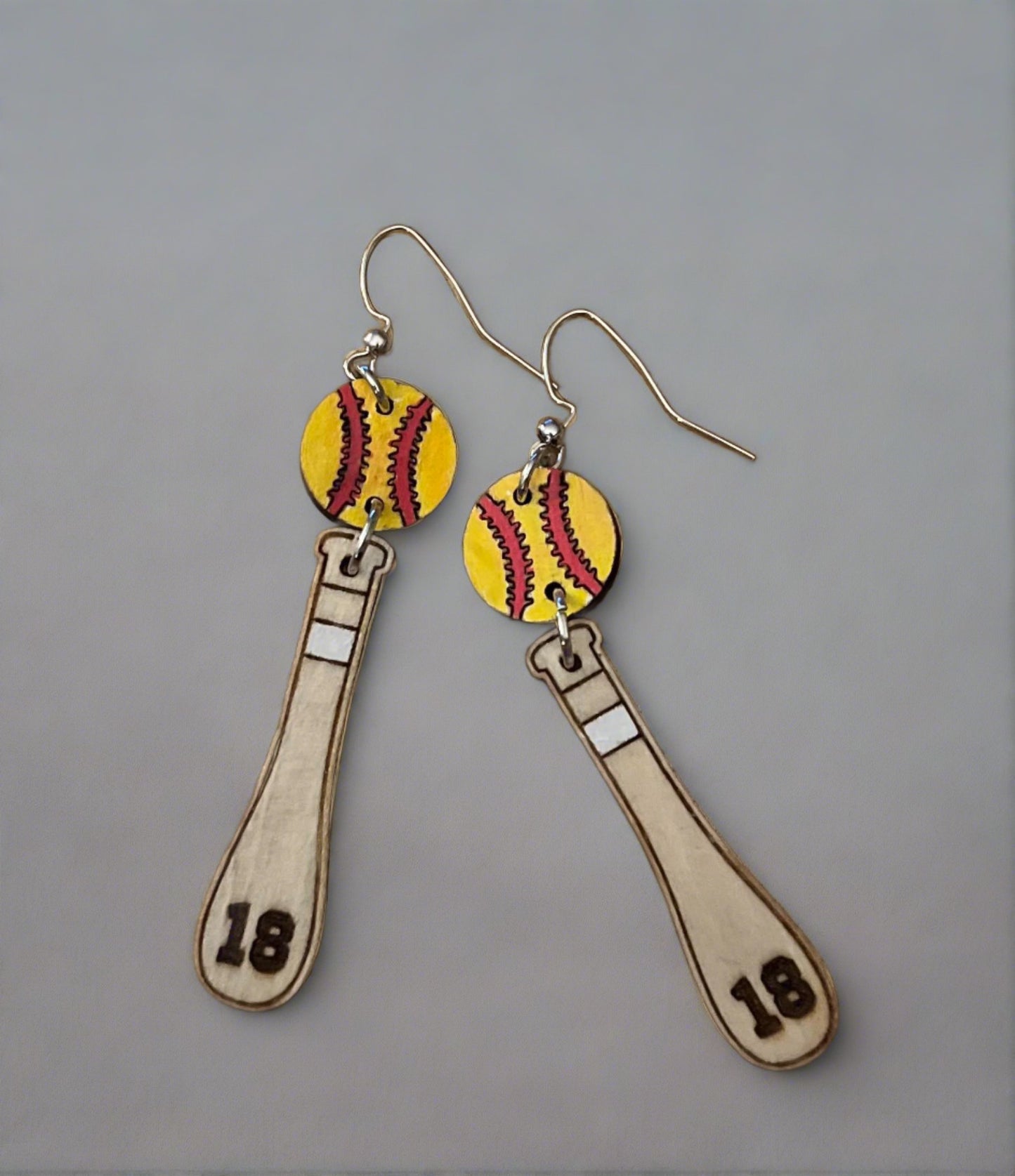 Baseball & Softball Drop Earrings