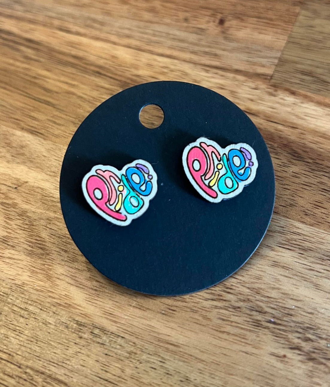 Pride Heart Studs