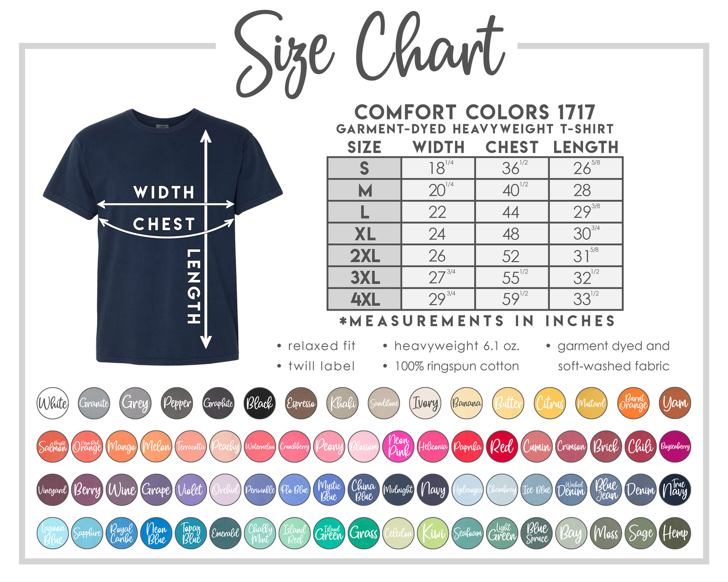 Upgrade Tee To Comfort Color Brand