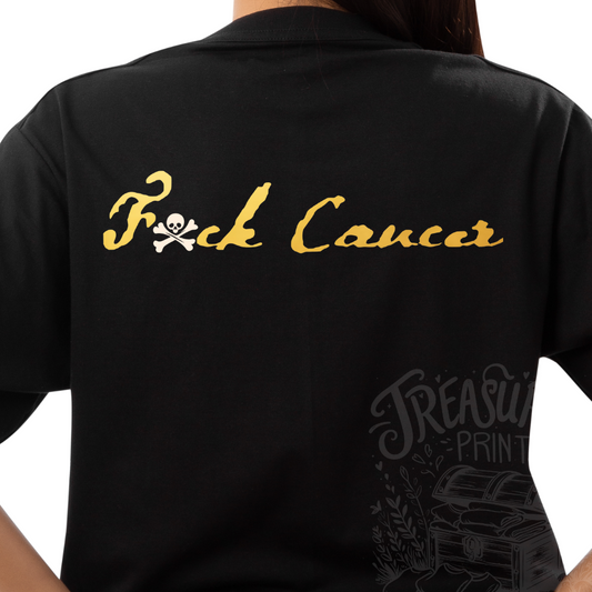 Never Shall We Die, F*ck Cancer Pirate Lass Tee
