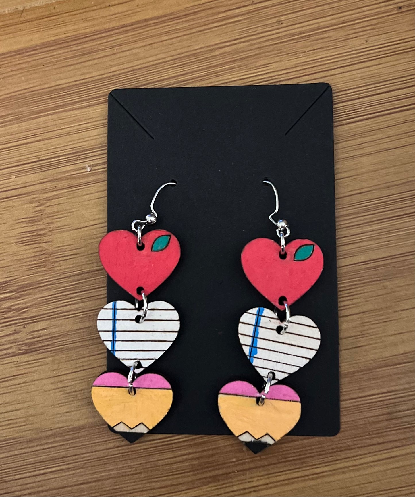 School Supplies Hearts