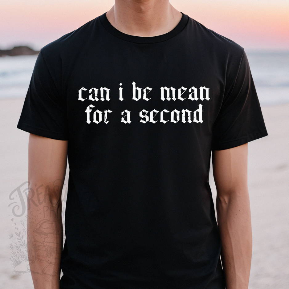 Can I Be Mean For A Second? Tee