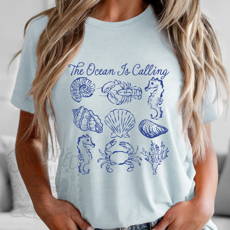 The Ocean Is Calling Me Tee