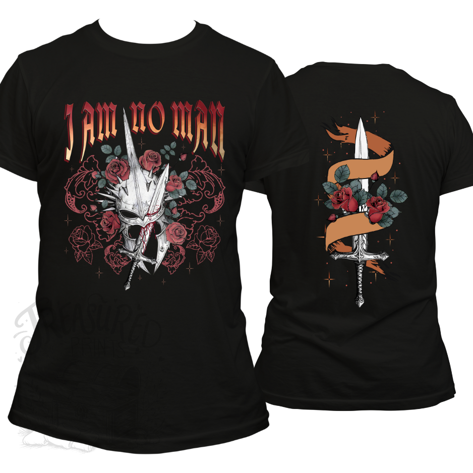I Am No Man Double Sided Tee