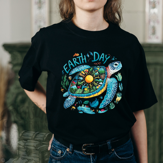 Seaturtle Earth Day Tee