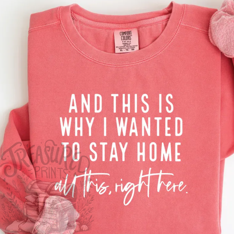 And This Is Why I Wanted To Stay Home Tee