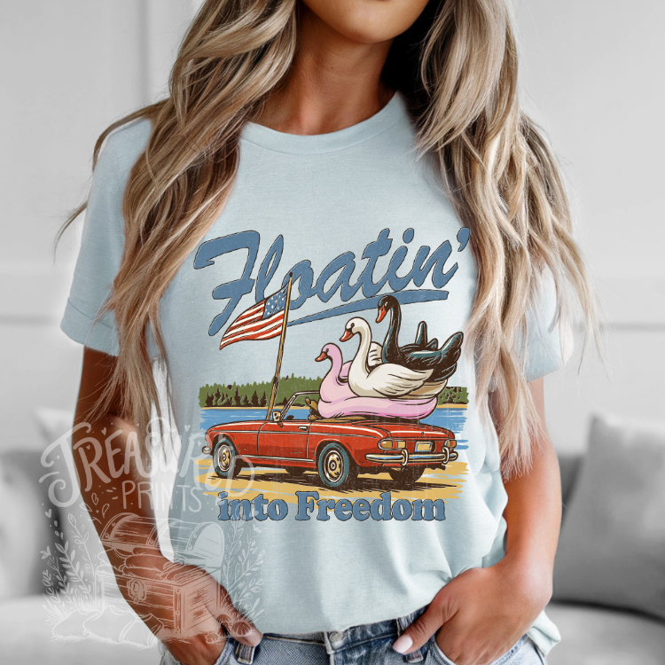 Floatin' Into Freedom Tee