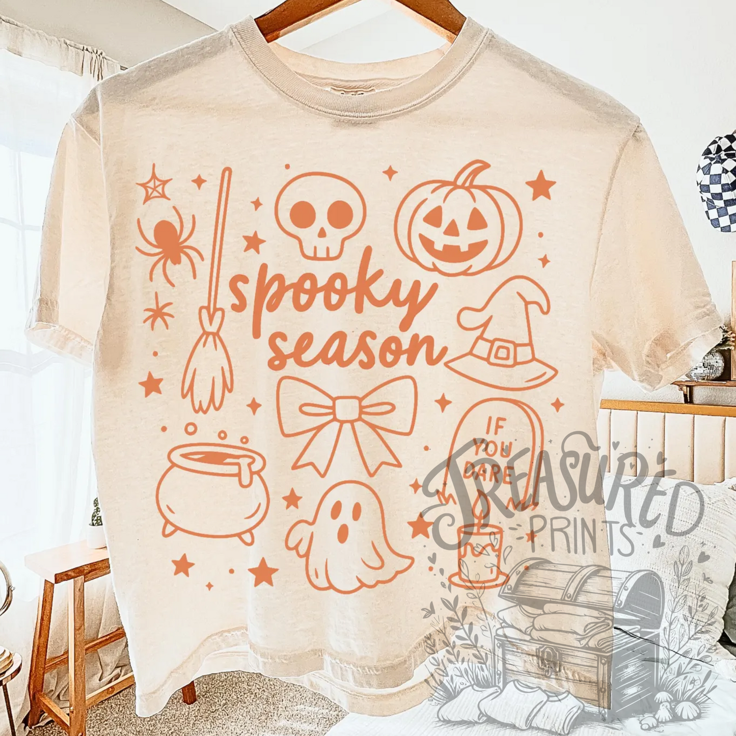 Spooky Season Doodles Tee