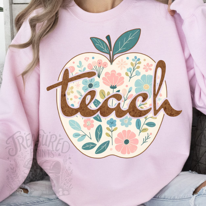 Teach Floral Apple