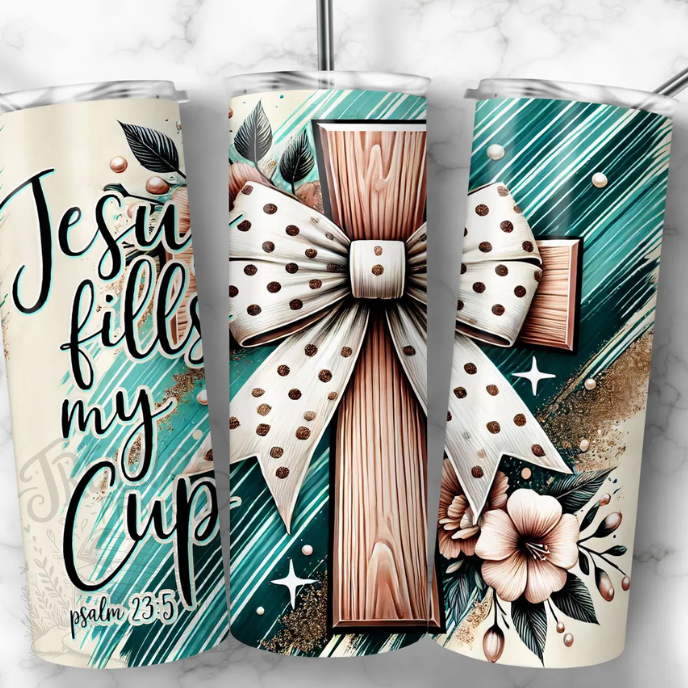 Jesus Fills My Cup 20 oz Tumbler