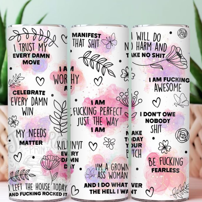 Sassy Affirmations 20 oz Tumbler