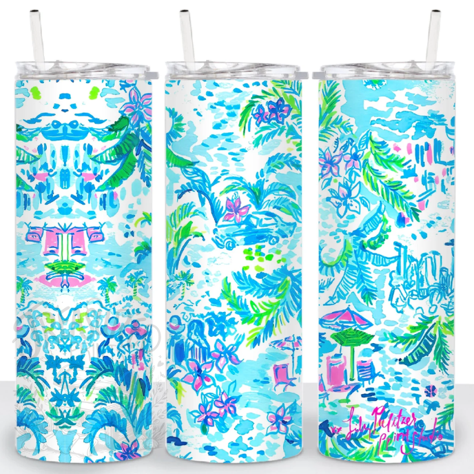 Preppy LoveyPlace 20 oz Tumbler