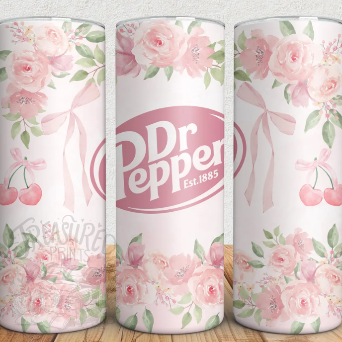 Floral DP Coquette 20 oz Tumbler