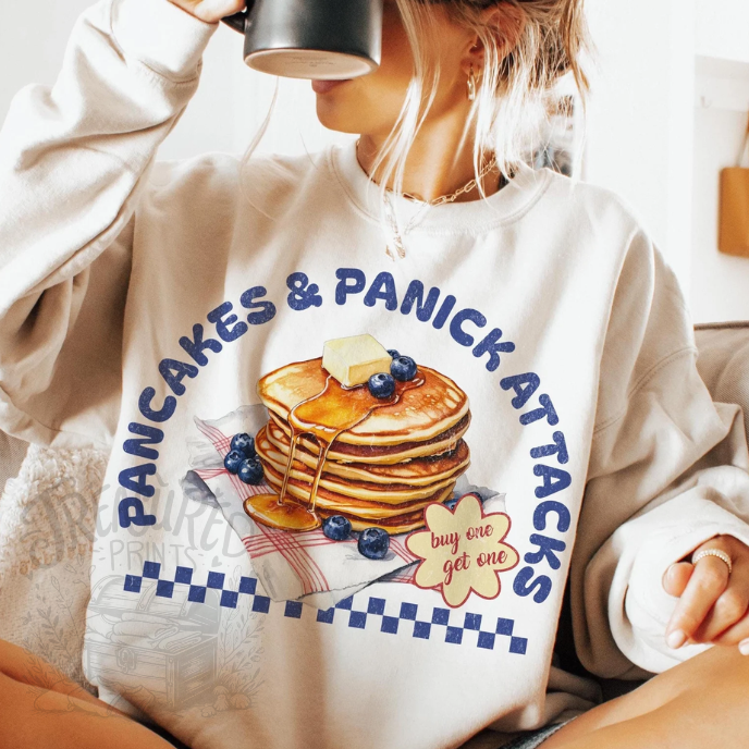 Pancakes & Panic Attacks Tee
