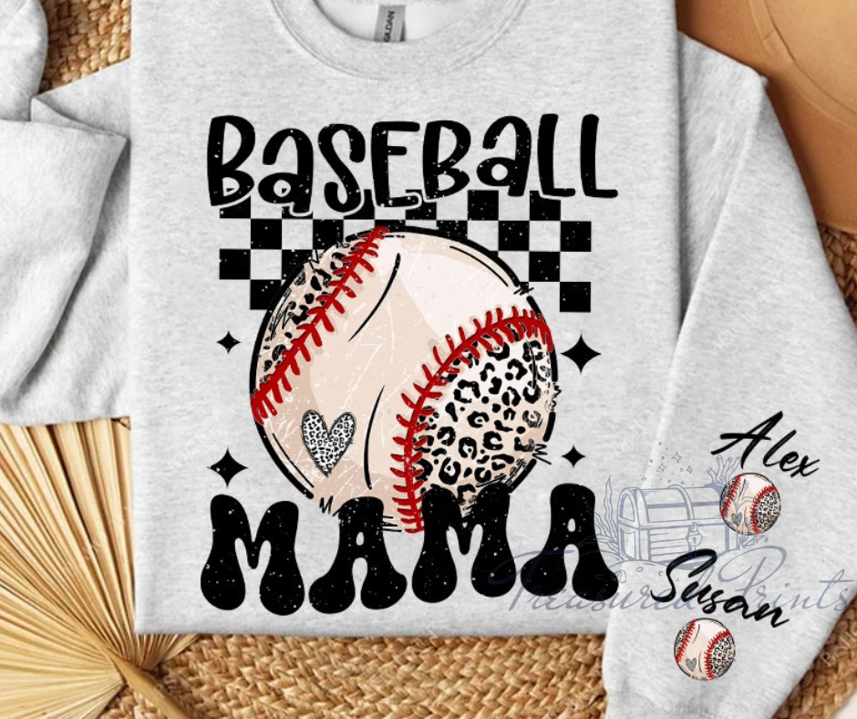 Baseball Mama Customizable Sleeves