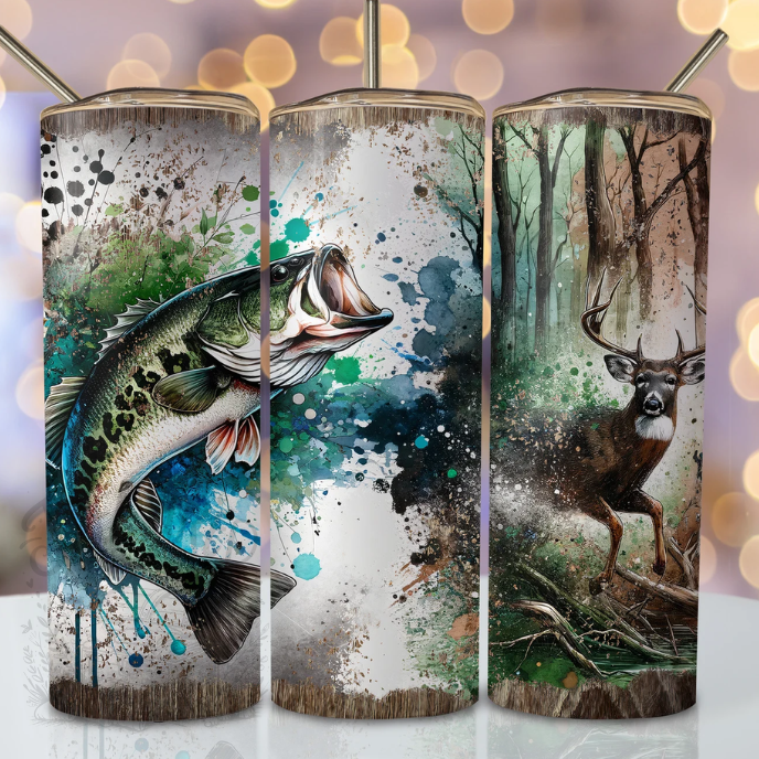 Fishing & Hunting 20 oz Tumbler