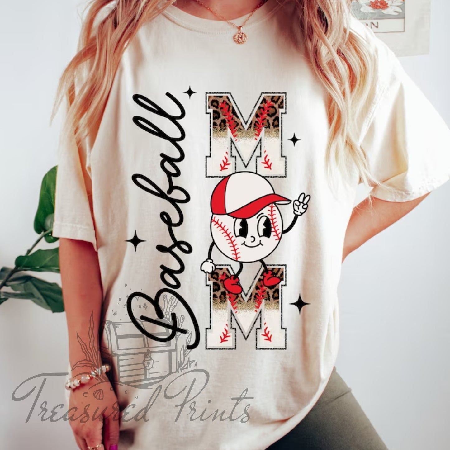 Retro Baseball Mama