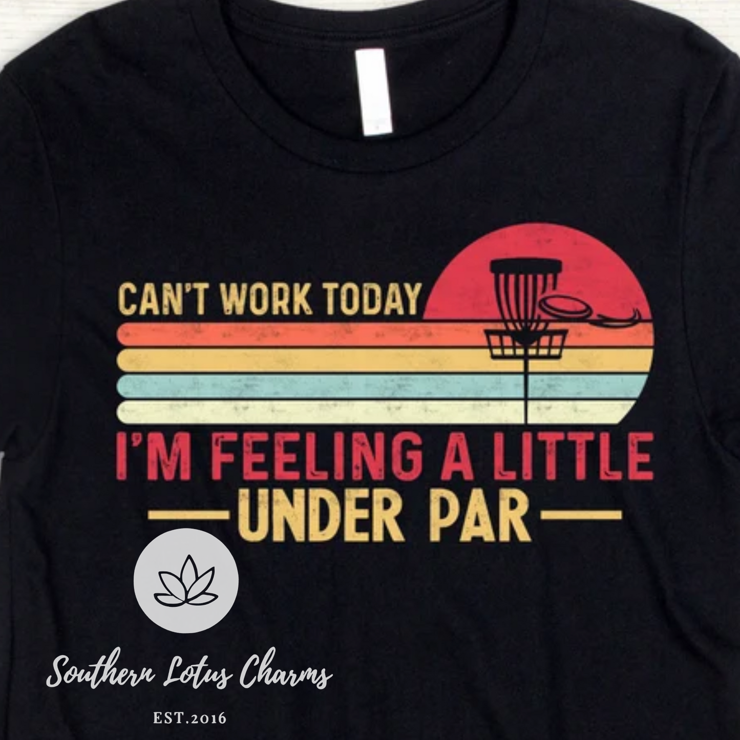 Can't Work Today I'm Feeling A Little Under Par