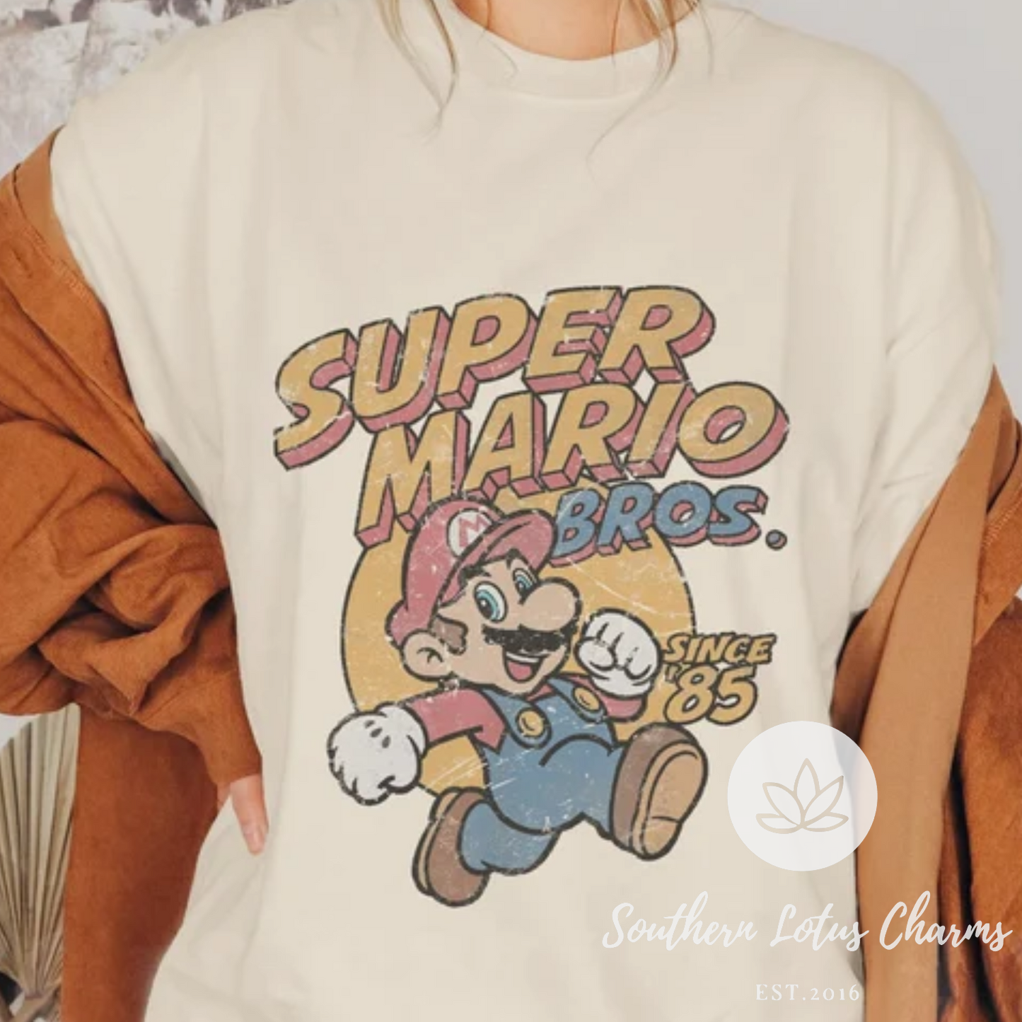 Retro Super Mario-Game Character Day