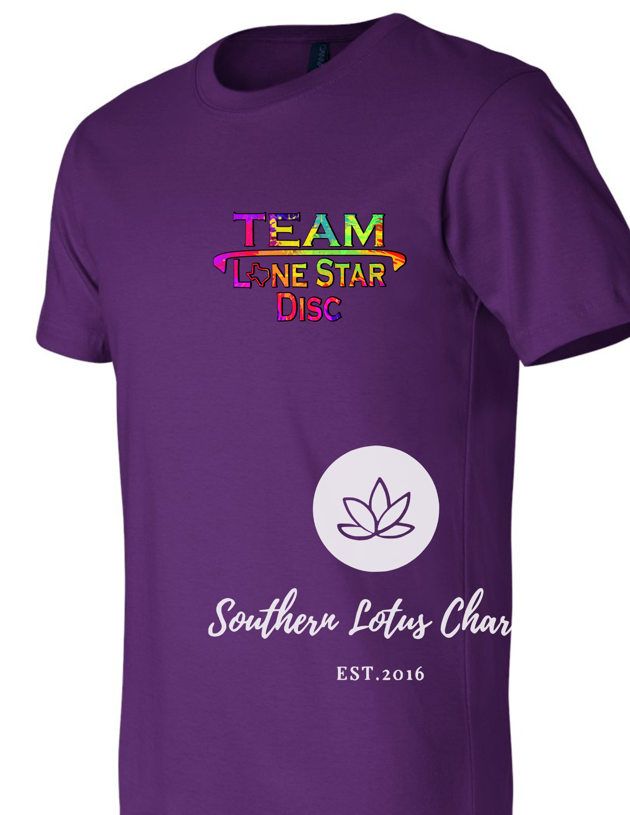 Team Lonestar Disc-Paint Splatter