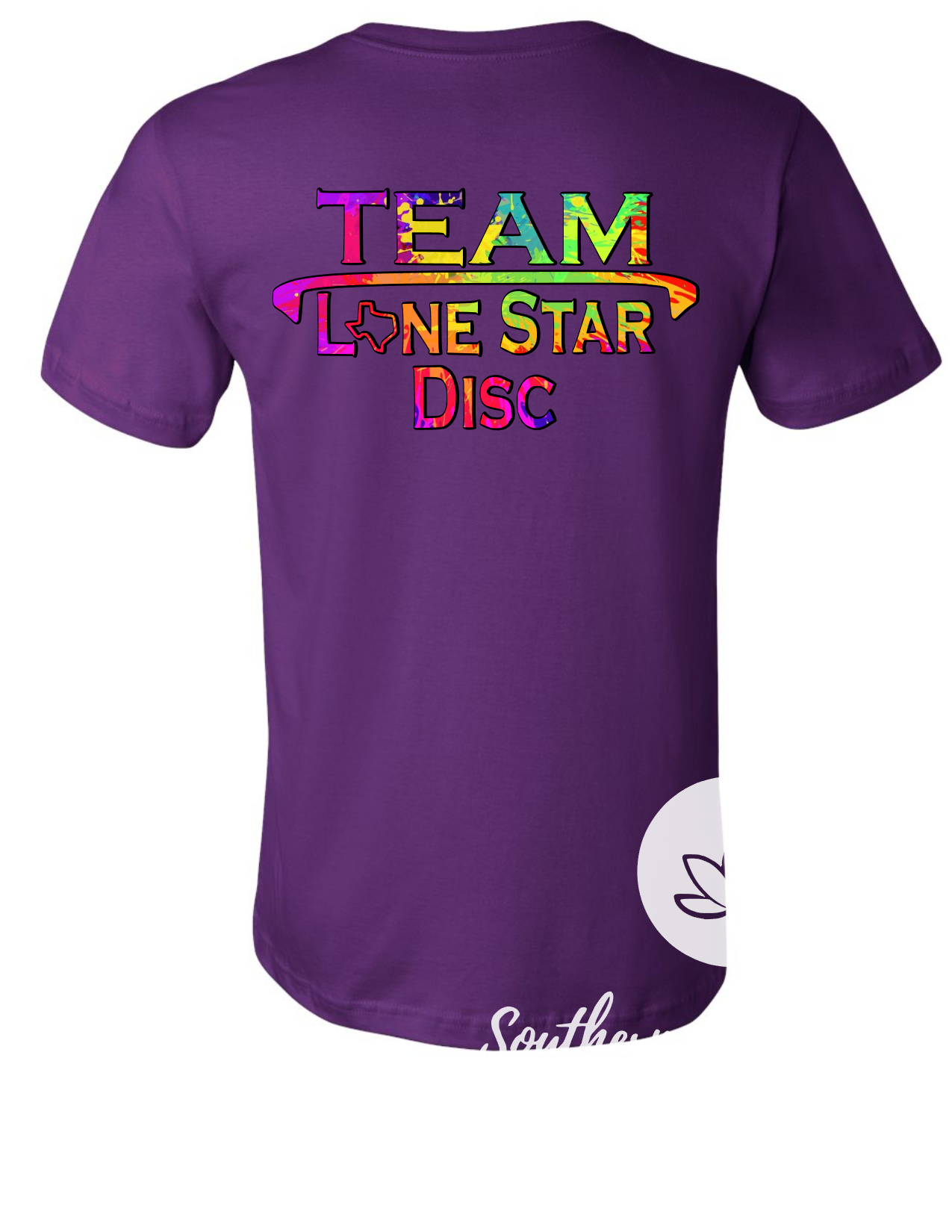 Team Lonestar Disc-Paint Splatter