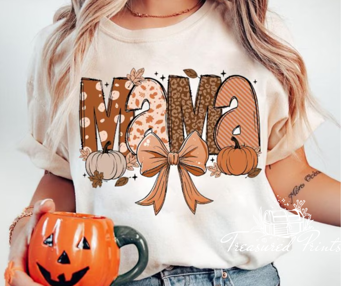 Fall Mama Bow