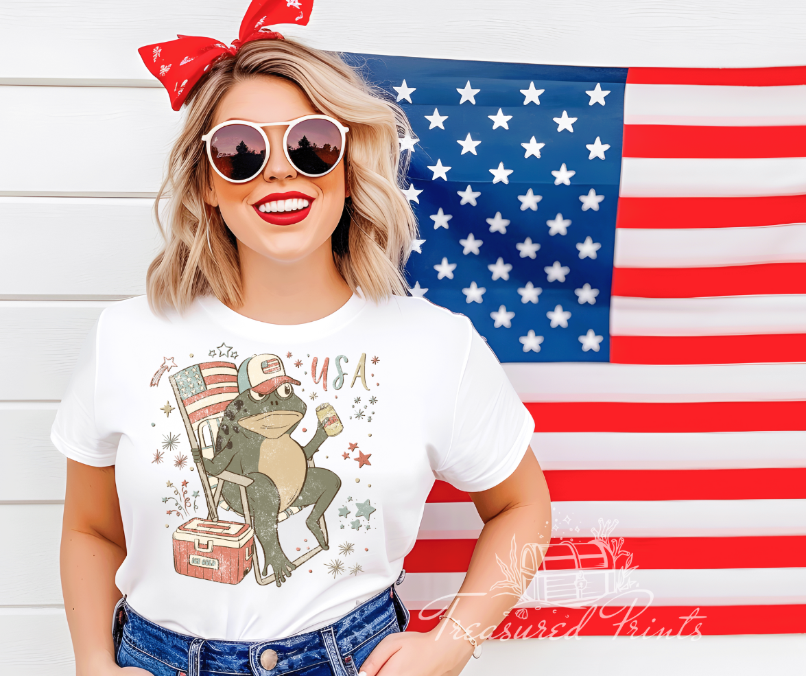Patriotic Frog