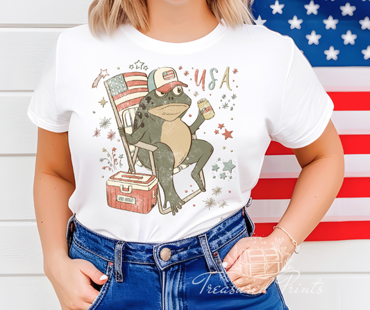 Patriotic Frog