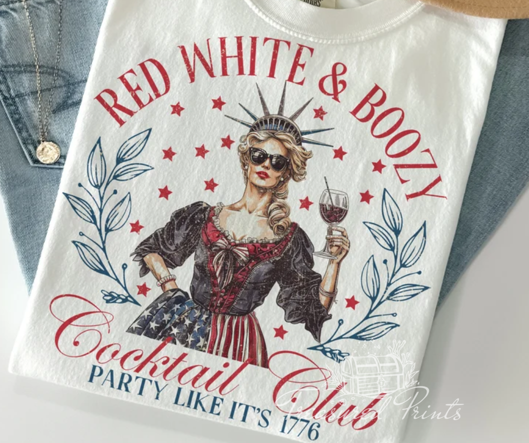Red White & Boozy Cocktail Club