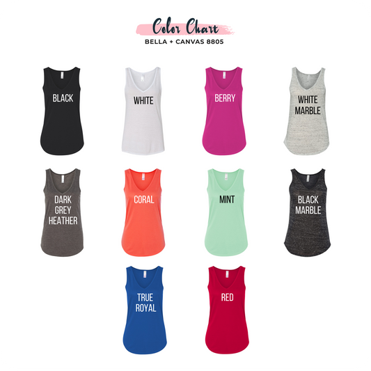 Custom: Women's Flowy Vneck