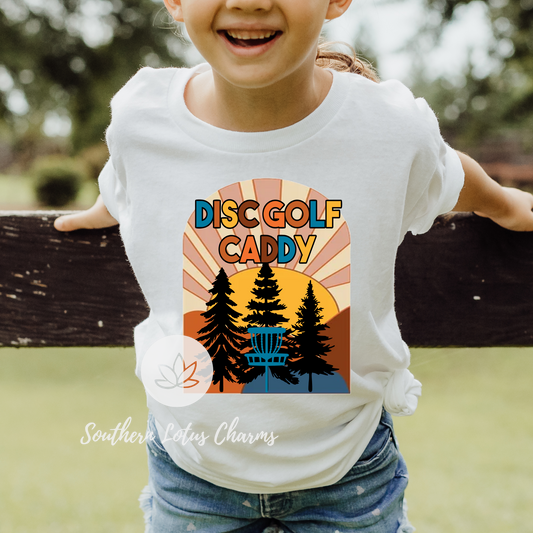 Disc Golf Caddy-Blue or Pink Accents