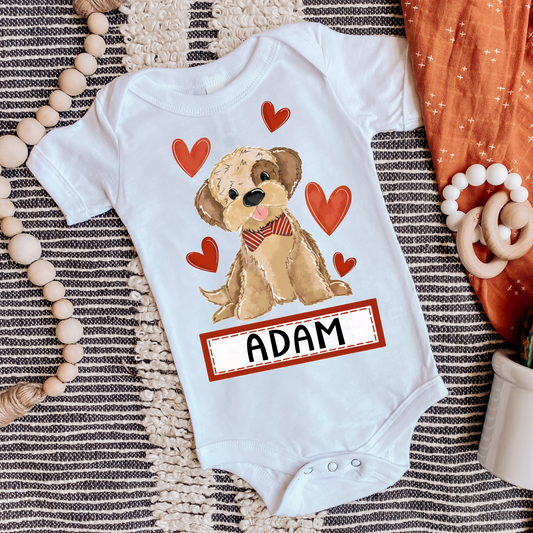 Custom Puppy Heart Tee