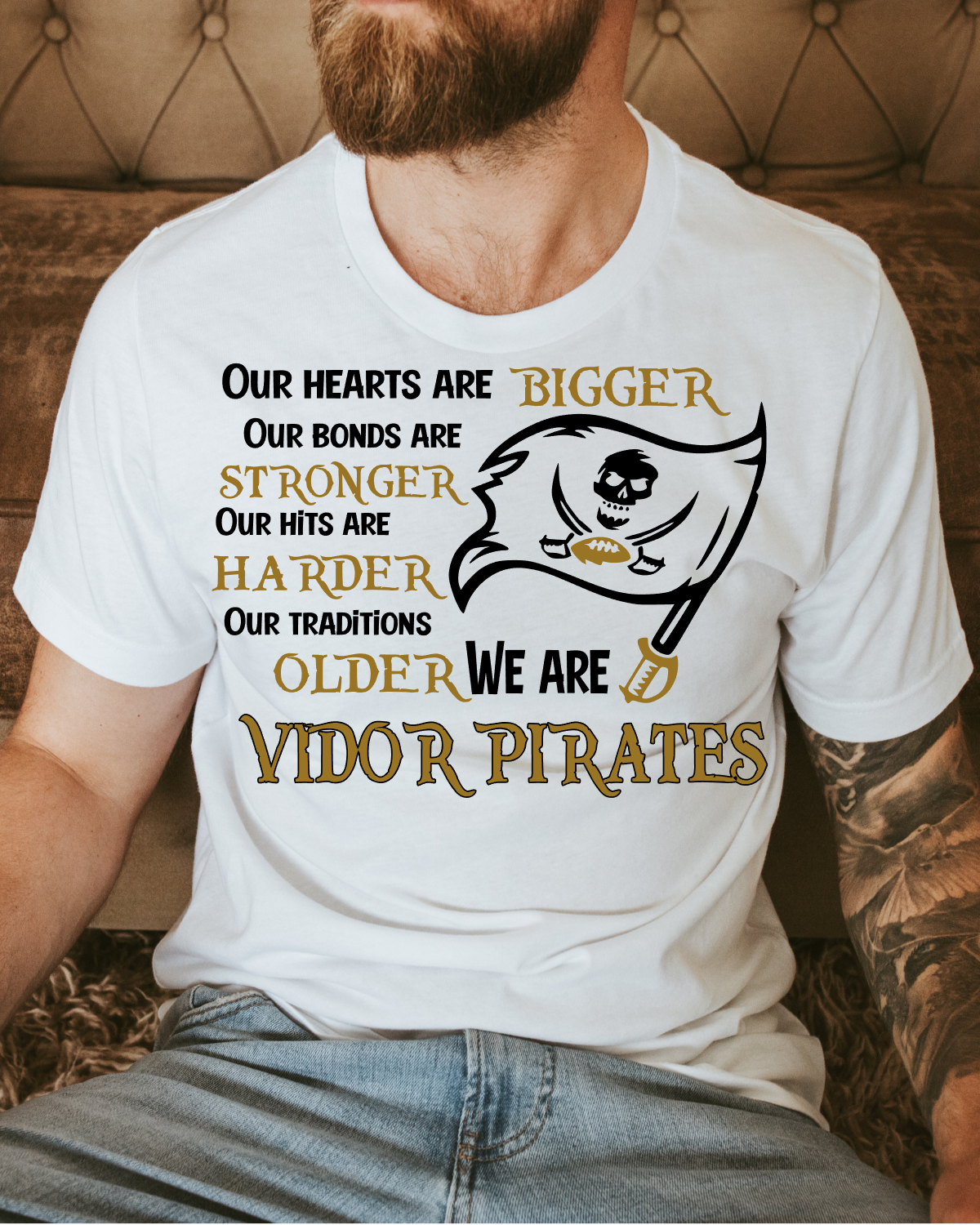 Bigger Stronger Harder Pirates Tee #p28