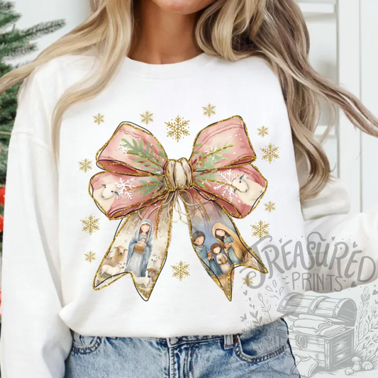 Nativity Coquette Bow