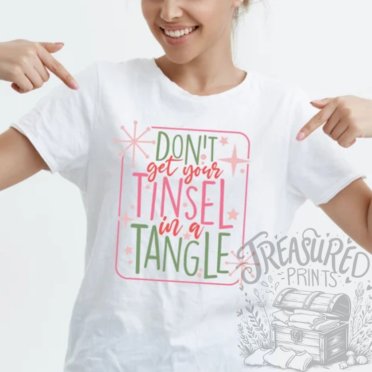 Don't Get Your Tinsel In A Tangle Retro Style Font