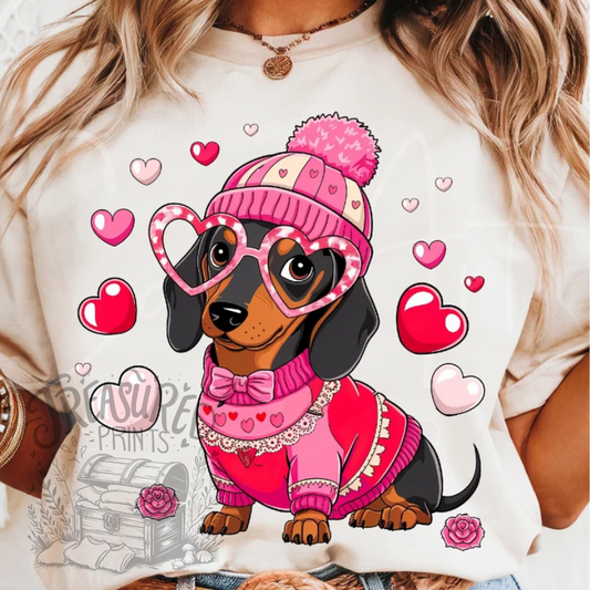 Valentine Sausage Dog