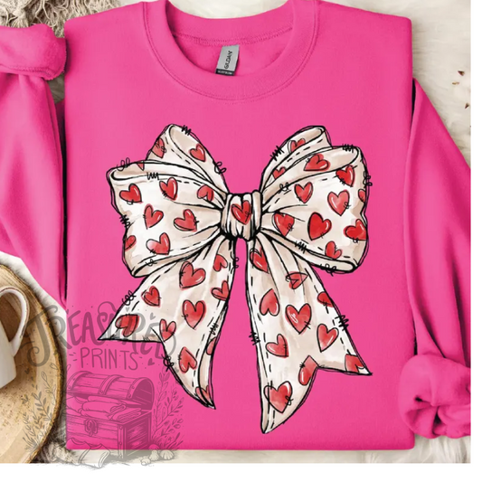 Adorable Heart Bow