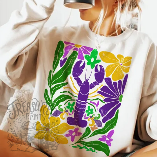 Boho Mardi Gras Crawfish