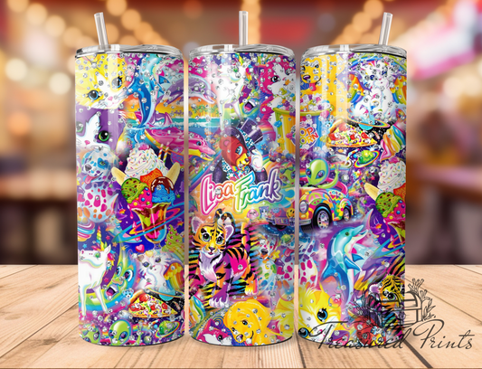 Lisa F Rainbow 20oz Tumbler