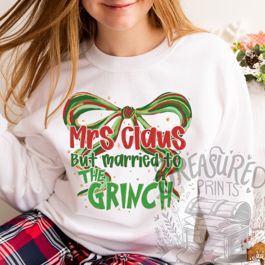 Married To The Grinch Tee