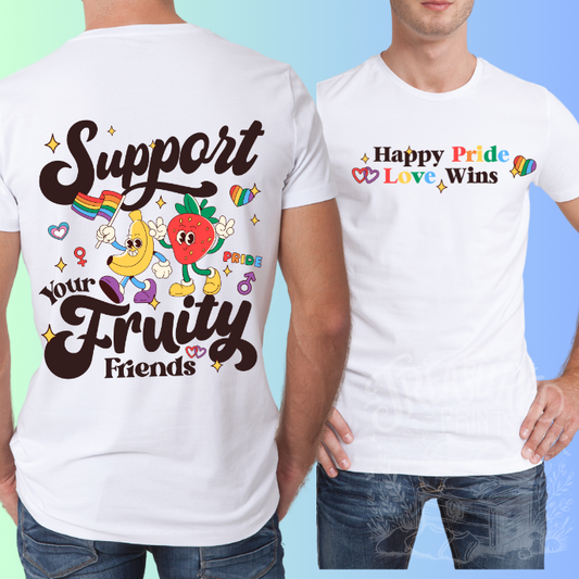 Support Your Fruity Friends Tee