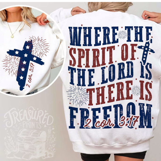 Where The Spirit Of The Lord Is, There is Freedom Tee