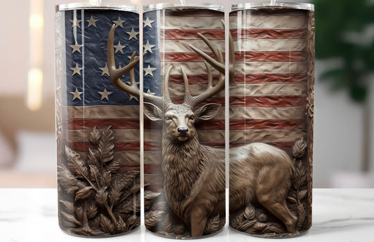 American Deer 20oz Tumbler