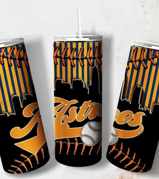 Laces Astros 20oz Tumbler