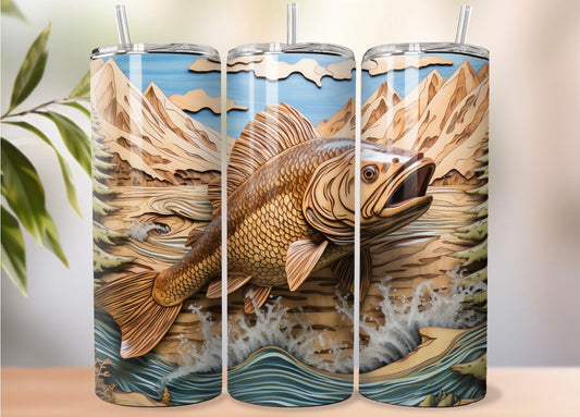 Woodsman Fish 20oz Tumbler