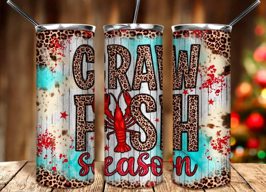 Leopard Crawfish 20oz Tumbler