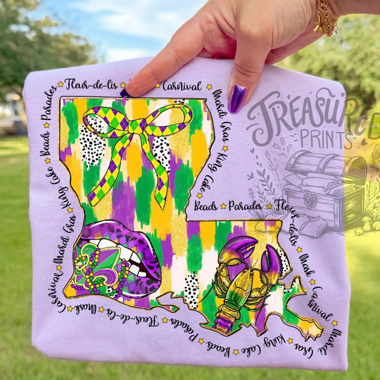 LA Fat Tuesday Watercolour Tee